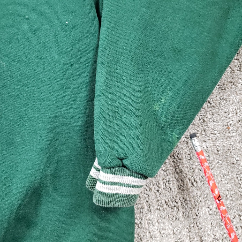 Vintage 90s MICKEY MOUSE Sweatshirt Mens Medium Green Disney Genus Made in USA - Picture 6 of 16